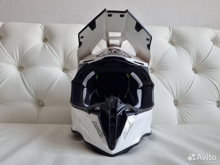 Новый Кроссовый шлем Airoh Twist 2.0 White