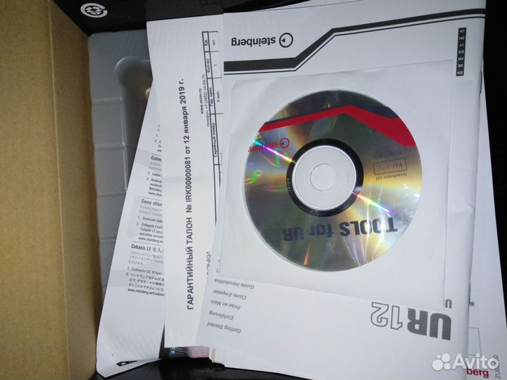 Аудиоинтерфейс steinberg ur 12