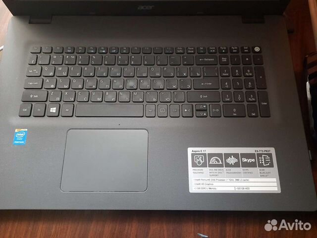 Acer Aspire 17 ES 772 P637