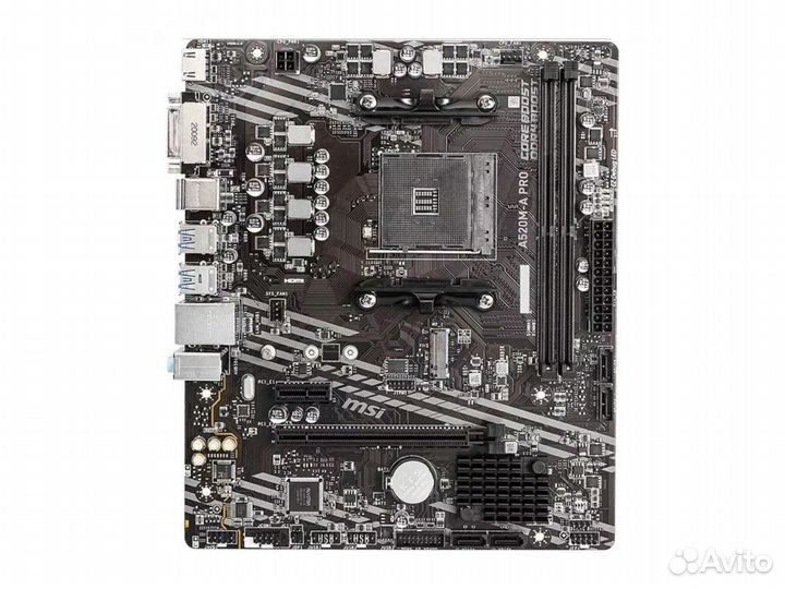 Материнская плата A520 + Ryzen 5500 + память 16 Gb