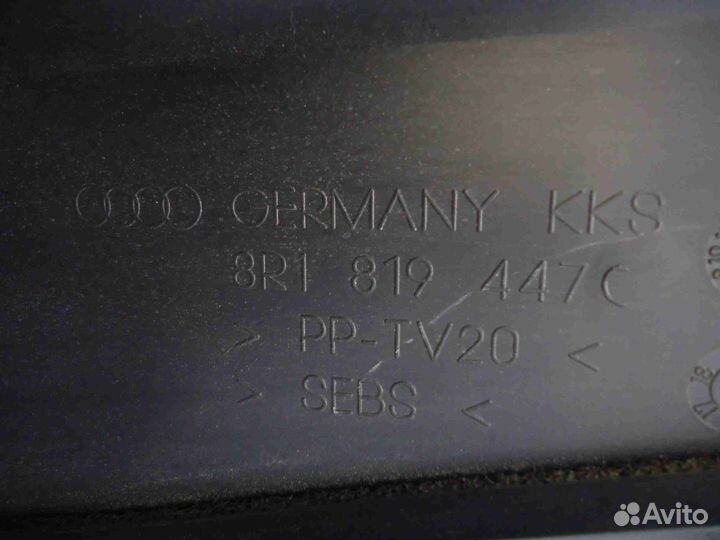 Дождевик Audi Q5 8R 8R1819447C