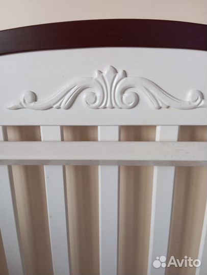 Детская кроватка 2 в 1 + матрас