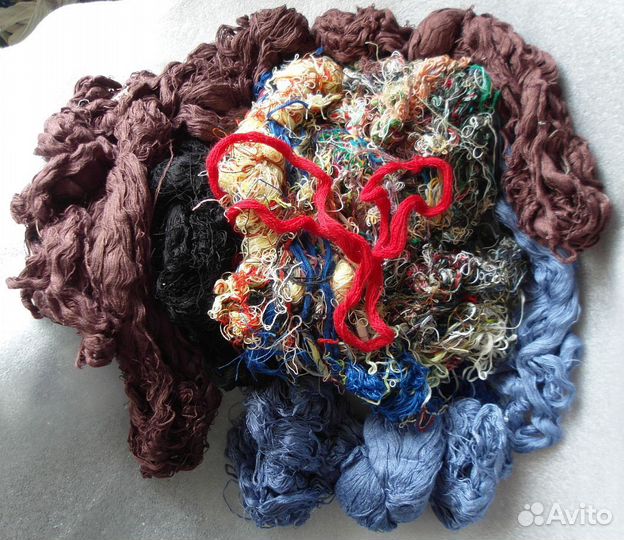 Нитки Мулинэ для Вышивки разноцветные 500 грамм