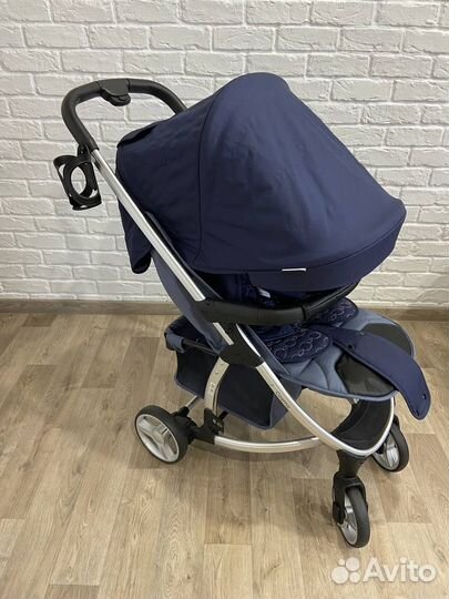Коляска детская новая Babyton Cosmo Navy Blue