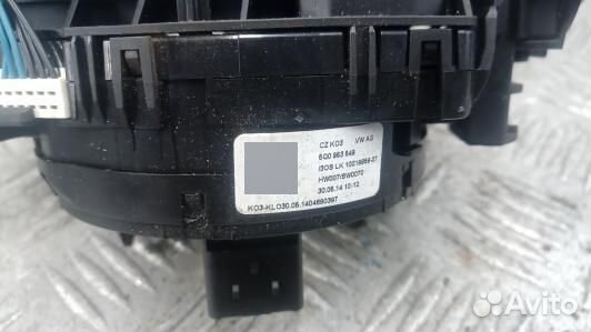 Переключатель поворотов и дворников (стрекоза) skoda octavia A7 (6TD11Q801)