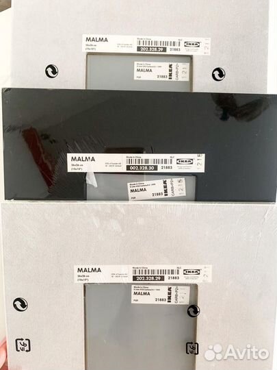 Зеркала, Набор из 3-х зеркaл 10х10 malma IKEA