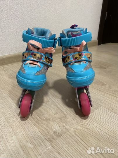 Роликовые коньки детские раздвижные