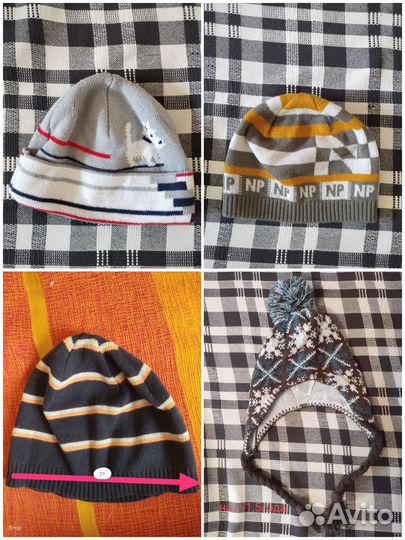 Шапки варежки