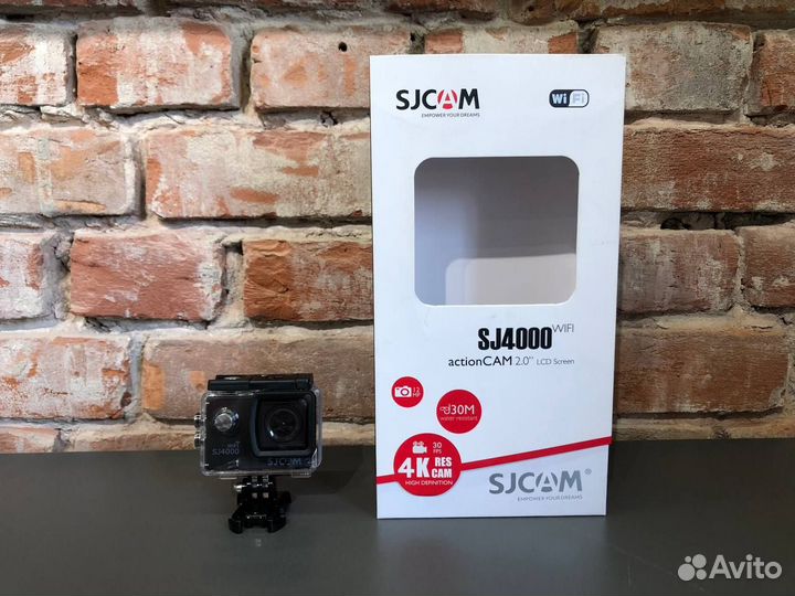 Экшн-камера sjcam SJ4000 WiFi Черный