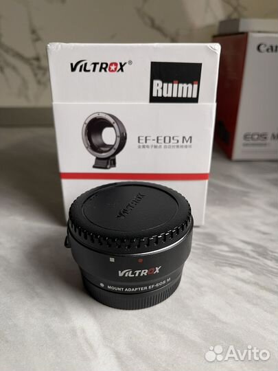 Адаптер viltrox для объектива canon eos m