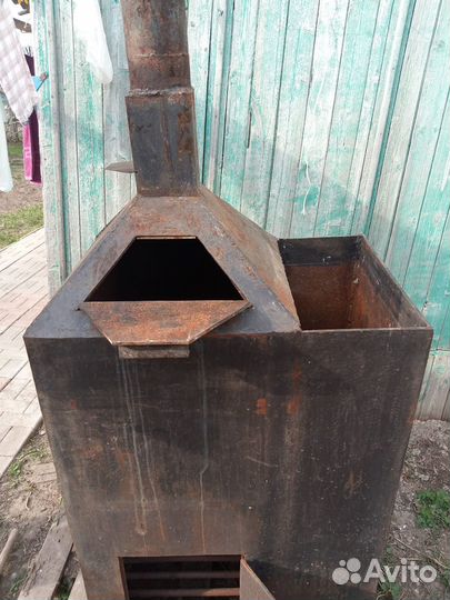 Печь банная с баком