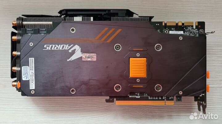 Видеокарта gigabyte aorus GeForce GTX 1080 Ti 11G