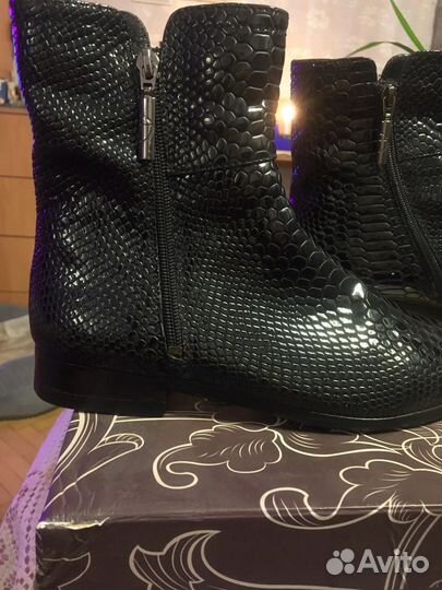 Сапоги демисезонные женские 38 италия
