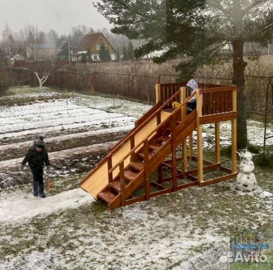 Комплекс с бельгийской горкой