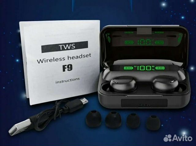 Беспроводные наушники tws-F9 (xiaomi)