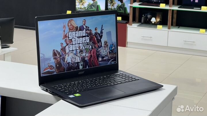 Мощный ноутбук Acer для игр/Core i7/GeForce MX230