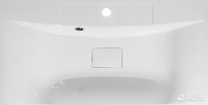 Тумба с раковиной BelBagno Marino 80 nero lucido