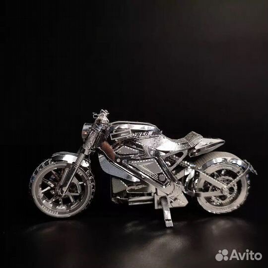 Фигурка 3D пазл мотоцикл металл конструктор