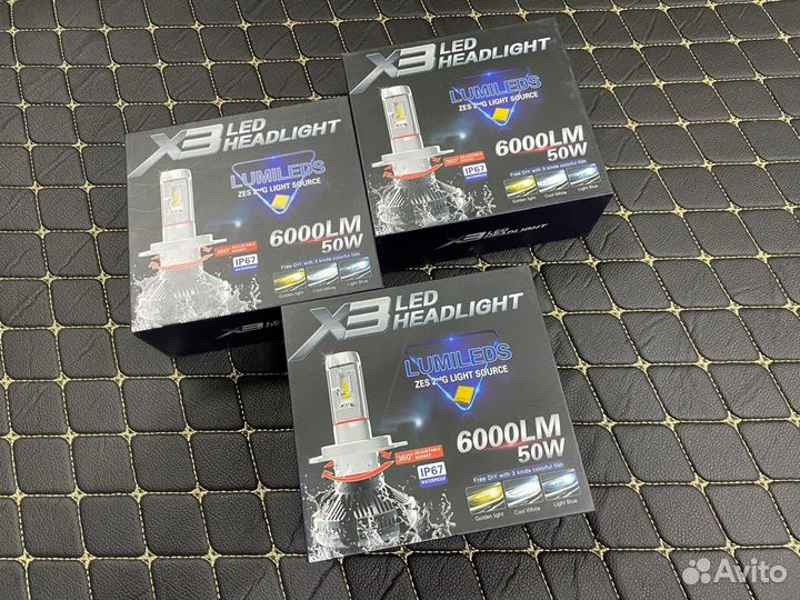 Суперяркие светодиодные лампы Х3 Toyota Mark X