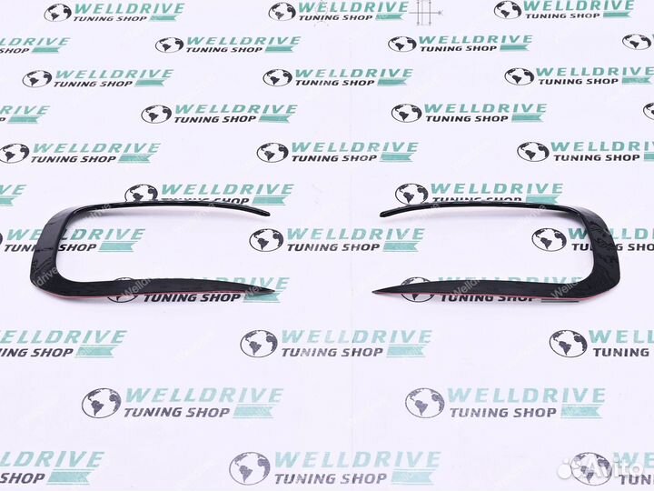 Клыки верхние BMW 1 F20 F21 на передний бампер