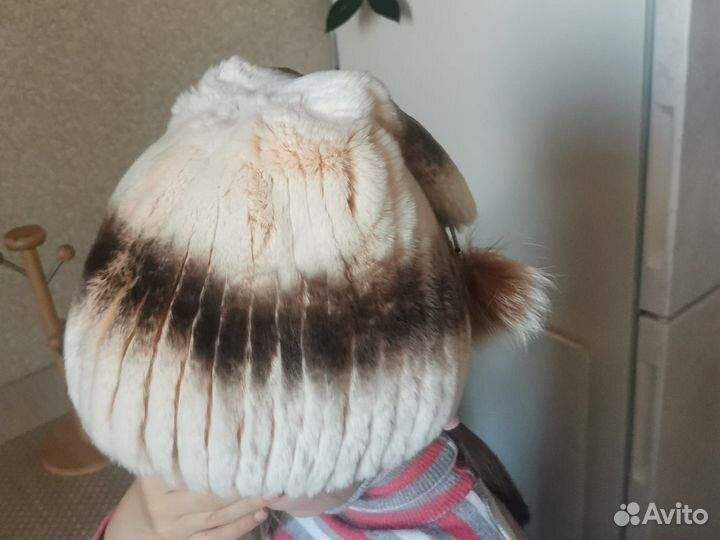 Шапка /шарф мех женская