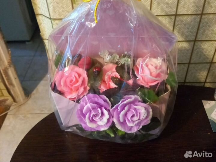 Букет из мыла