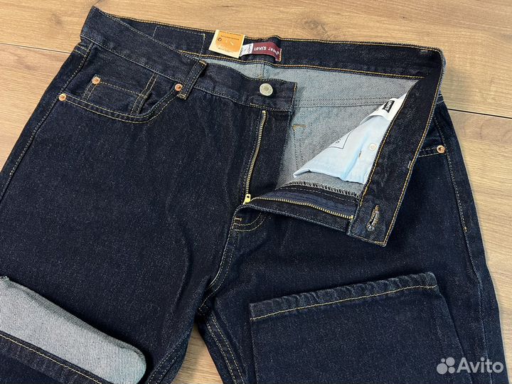 Levis 501 индиго хлопок