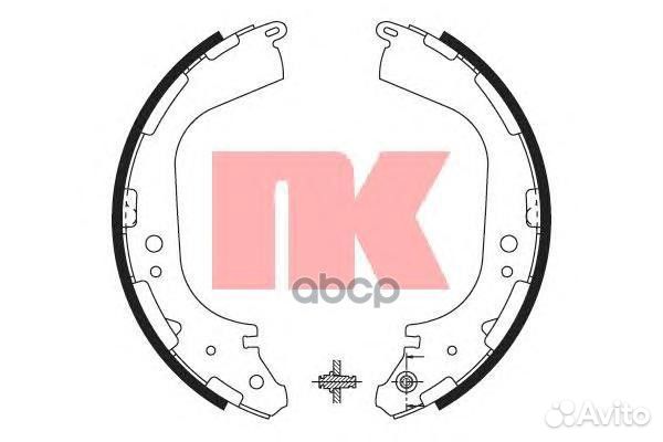 2722564 Колодки торм.бар.nissan pathfinder 97-0