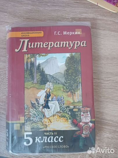 Учебник по литературе 5 класс 2 часть Меркин
