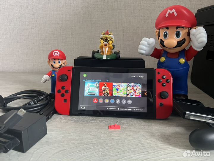 Nintendo switch прошитая RCM 18 игр