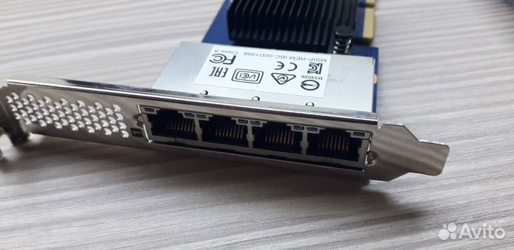 Серверная сетевая карта 4 порта I350-T4 ML2