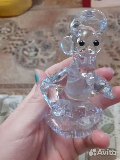Обезьянка хрустальная
