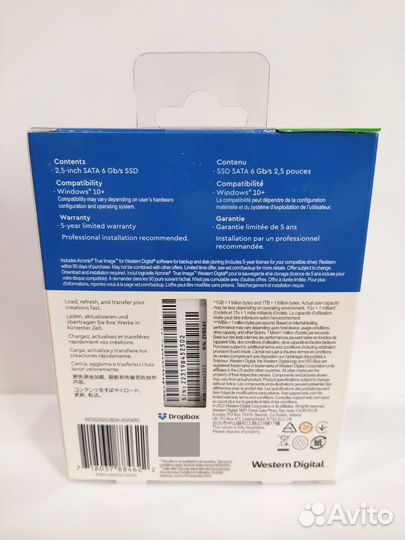 Новые SSD 250gb SA510 SATA 2.5