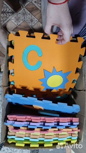 Мягкий коврик пазл