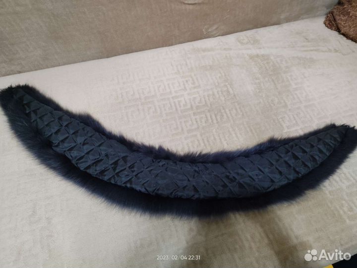 Меховой воротник песец