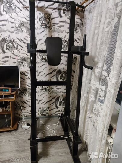 Турник брусья пресс 3 в 1 напольный