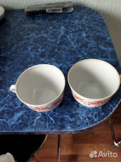 Чашки с блюдцеми СССР