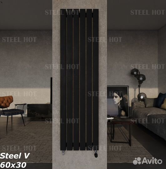 Горизонтальный трубчатый радиатор Steel-Hot от зав