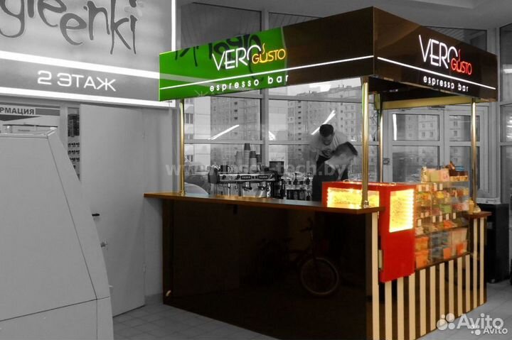 Островки для ТЦ, торговый остров кофе