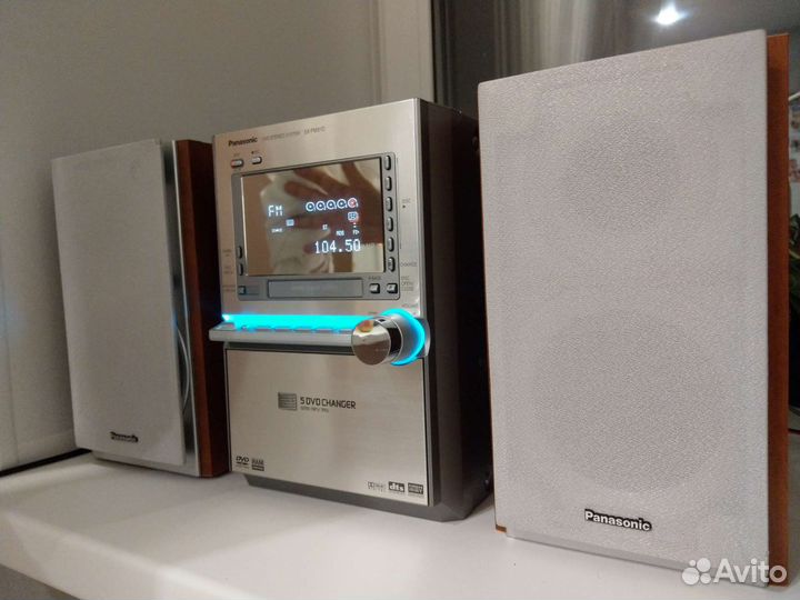 Муз.центр Panasonic SA-PM91D +ак-ка SB-PM53 180W