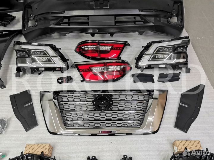 Рестайлинг Nissan Patrol Y62 2010+ в 2020 L9872