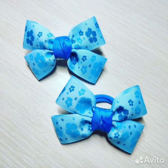 Бантики для волос ручной работы