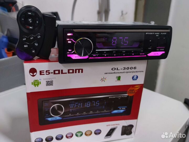Магнитола E5-olom 3006, пульт на руль