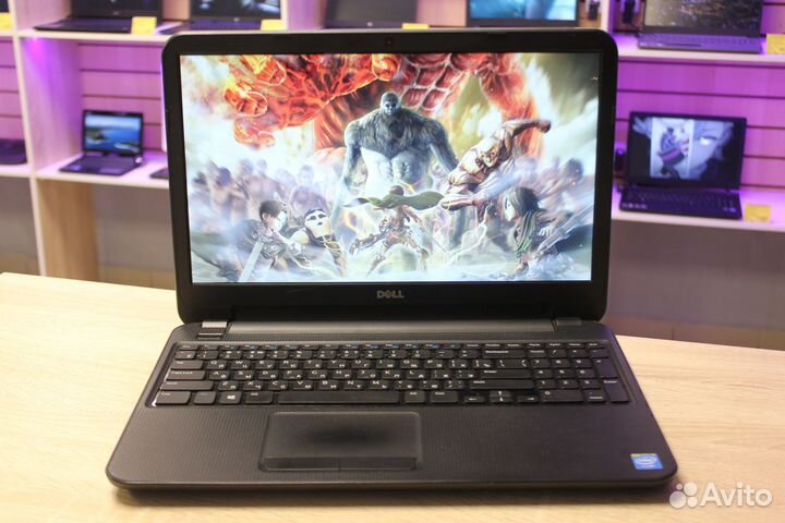 Ноутбук Dell с новым SSD и программами для учёбы