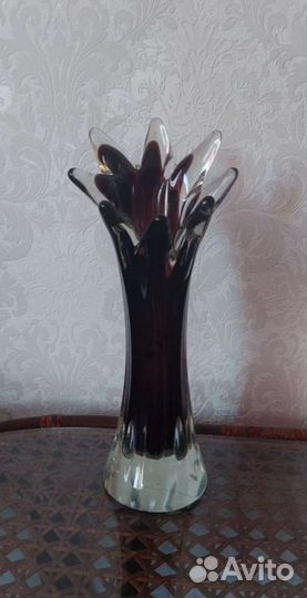 Ваза цветное стекло