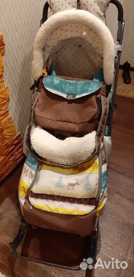 Санки-коляска Ника детям