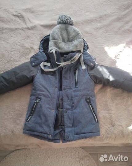 Зимняя куртка на мальчика размер 110