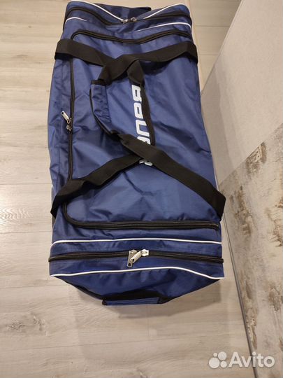 Баул хоккейный 36 без колёс синий