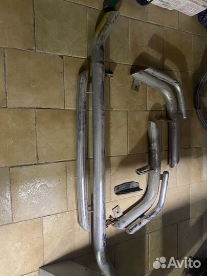 Защита бампера toyota land cruiser 200