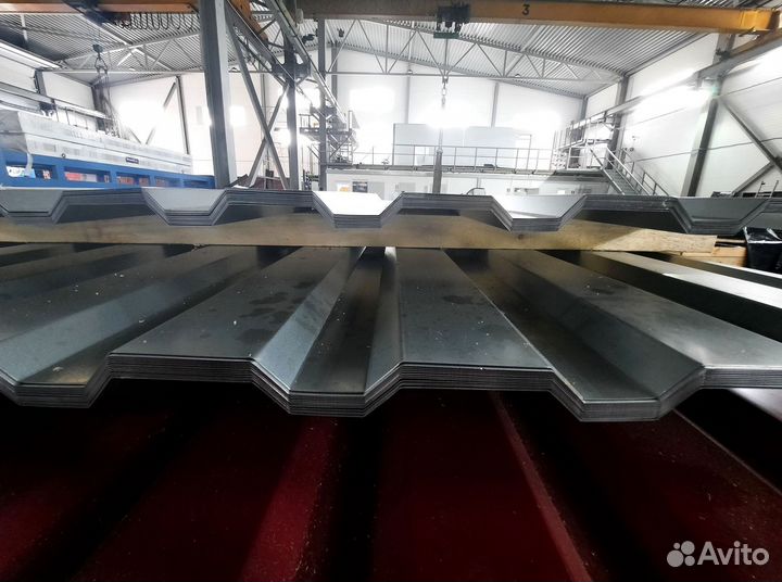 Профнастил 2-х сторон. оцинкованный нс-35 0,4х1000